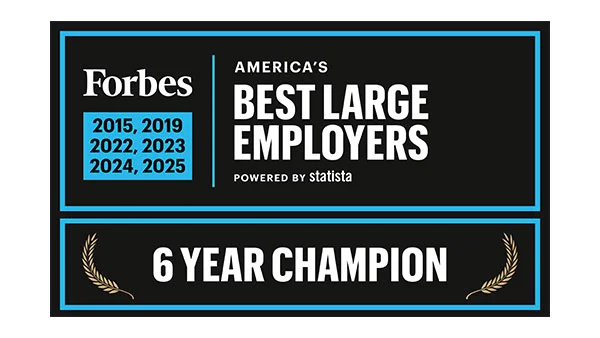 Forbes Award - America's Best Large Employers